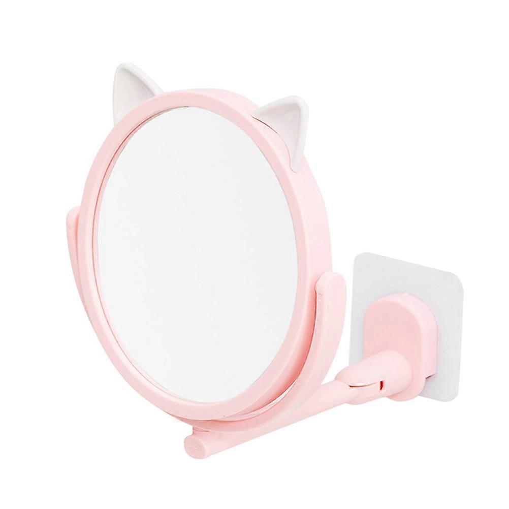 Mirror For Bathroom Wall-Mounted Small Mirror Folding Mirror Hotel Rectangular 15.00X14.00X7.00CM Angle Adjustable 1Pcs