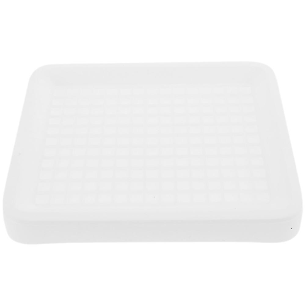 Compact Pet Litter Box for Rabbit, Bunny, Hedgehog & Chinchilla – Bottom Net Mesh Design with Bilateral Hook for Easy Cleaning and Portable Use