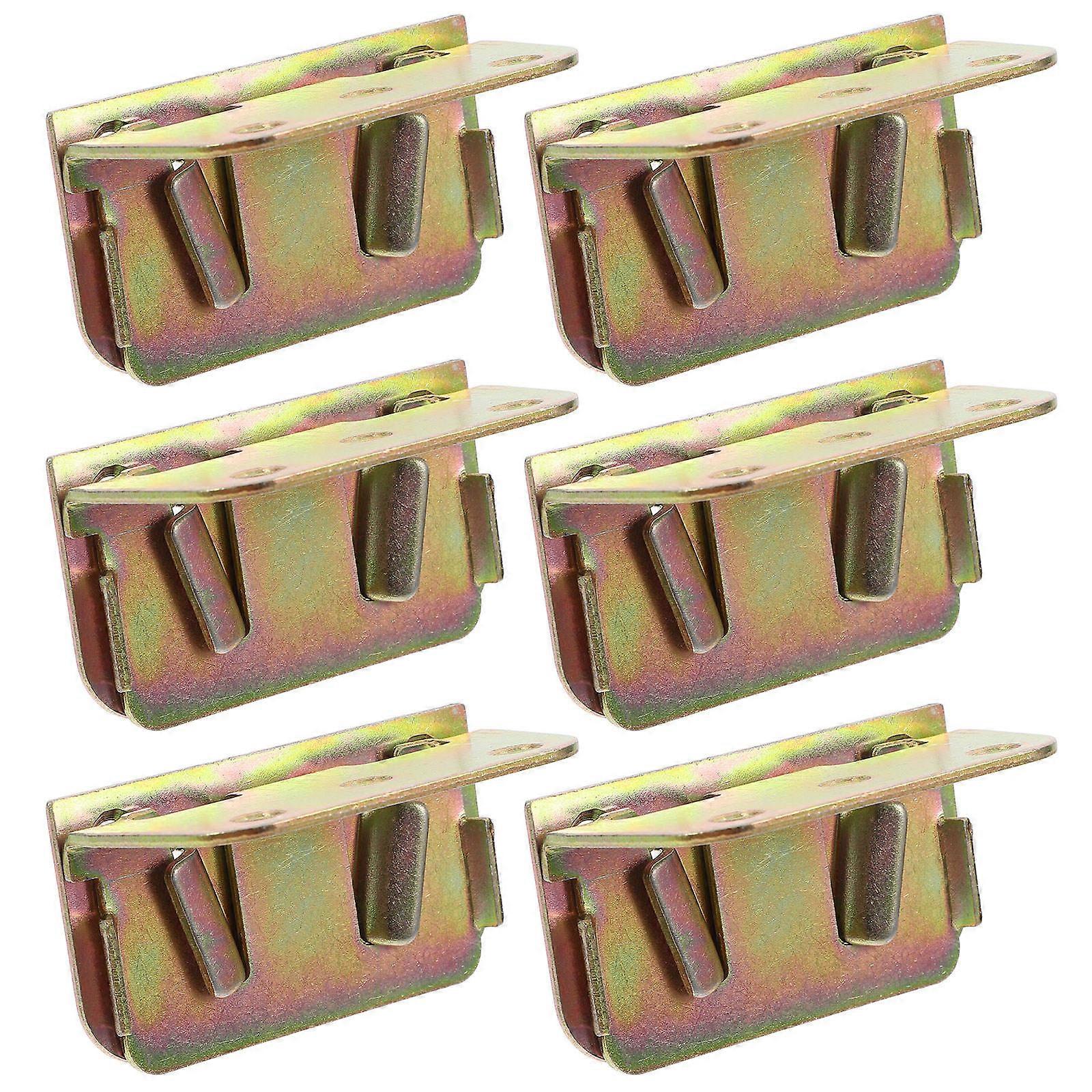 Bed Rail Bracket Bed Connector For Bed Assembly Homeowners 6Pcs Support