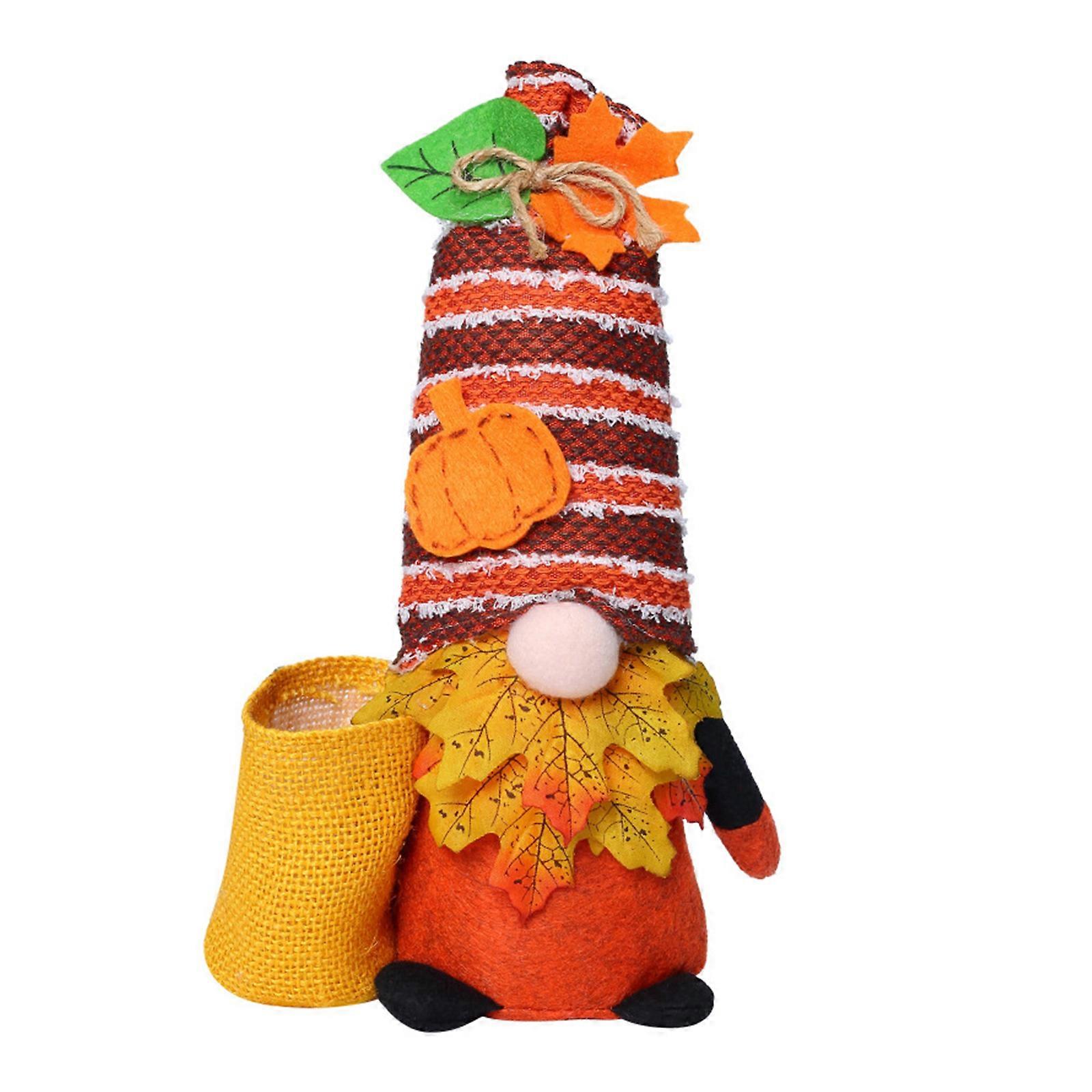 Plush Dwarf Figure Thanksgiving Dwarf Doll Decoration For Harvest Parties Table Centerpieces Thanksgiving Decoration