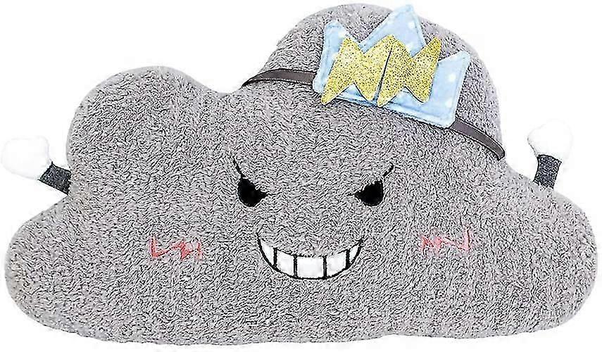 Plush Soft Cute Dark Cloud Lightning Pillow 16 Inch