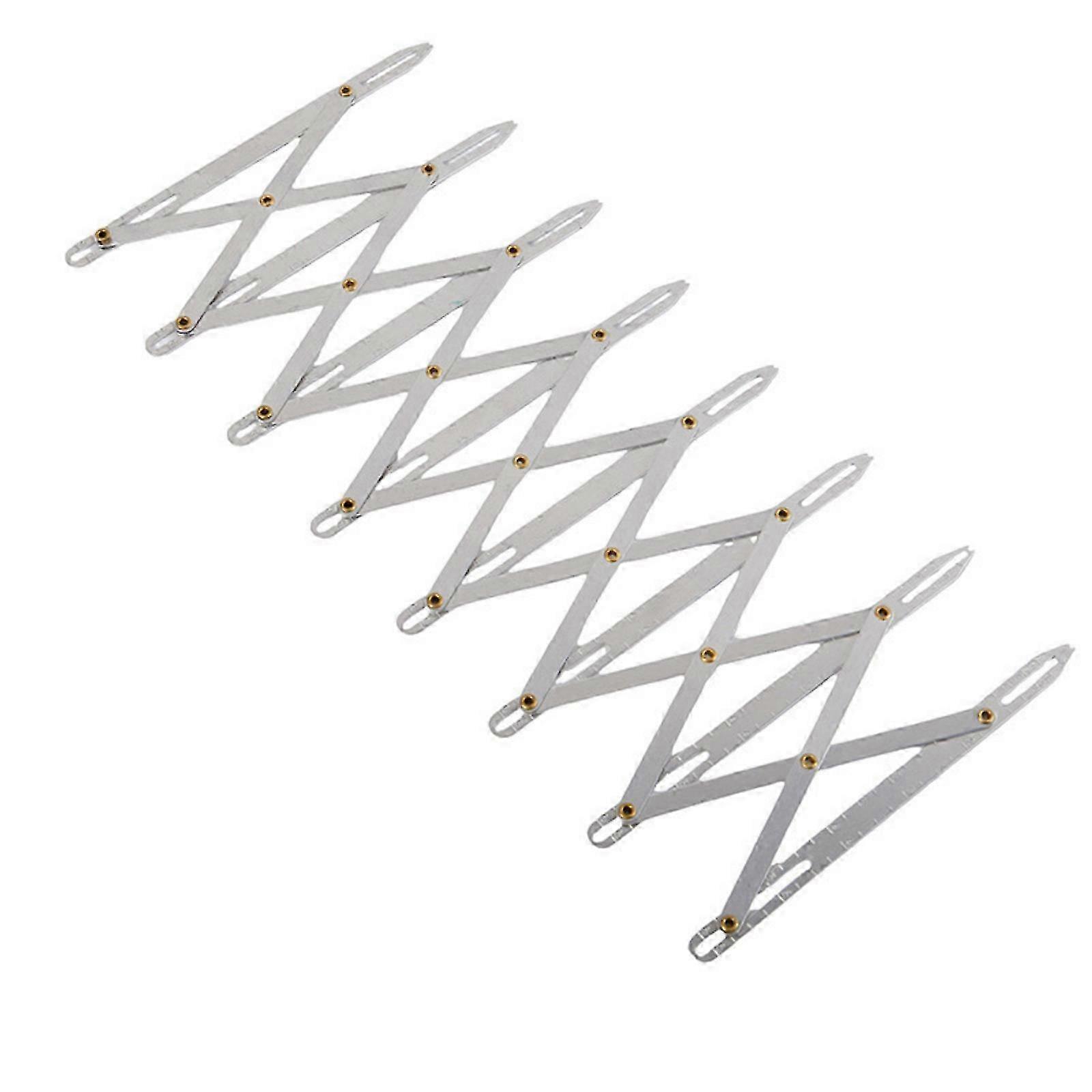 Multifunctional Sewing Gauge - Precise Metal Measuring Tool for DIY Clothing & Curtain Projects