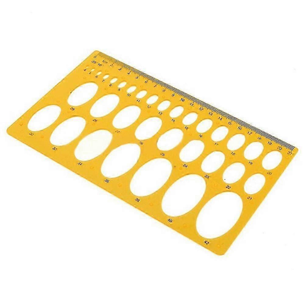 Farfi 21cm/25cm Ellipse Drafting Drawing Stencil Mechanical Ruler Oval Round Template