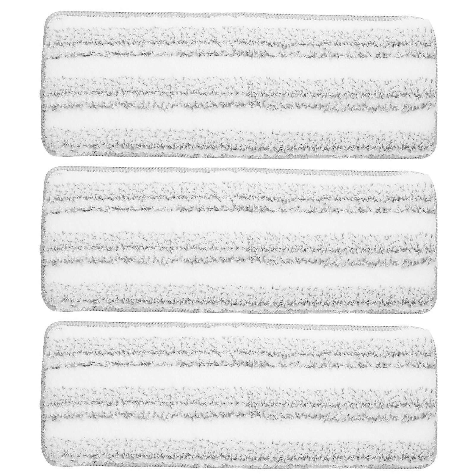 Mop Cloth Pad Replacement Mop Pads Mop Replacement Home Cleaning Multi 33.00X12.00X1.00CM Water Absorption 3Pcs