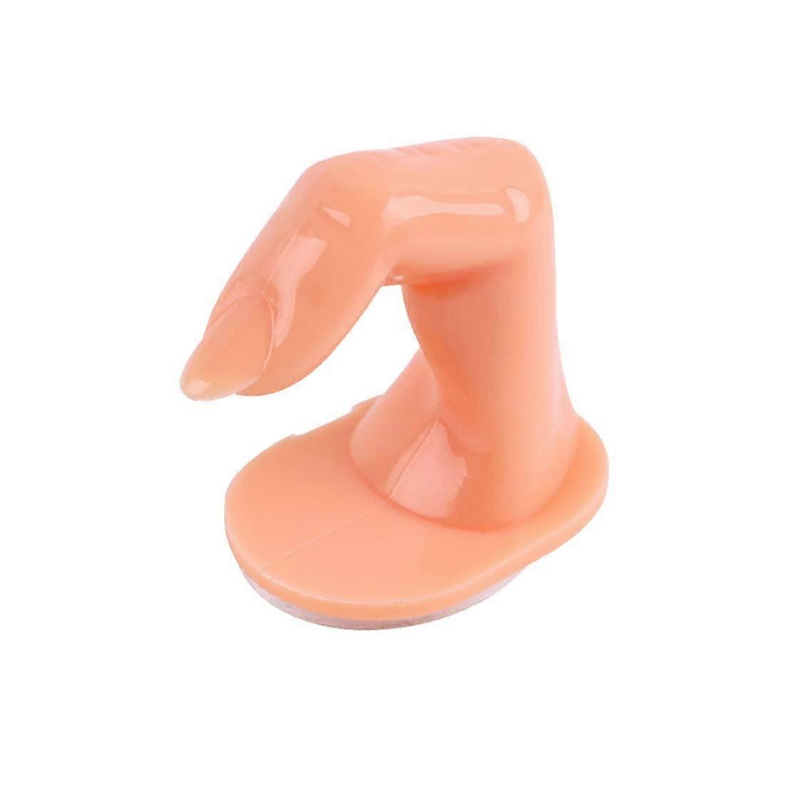 5pcs artificial nails practice model with fingernails DIY plastic exhibition false manicure printing tool