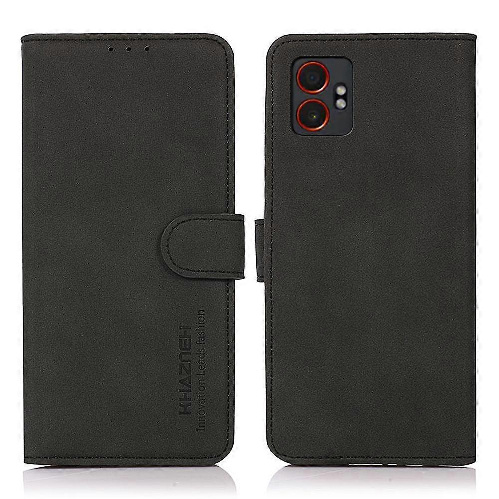 KHAZNEH Matte Texture Leather Phone Case
