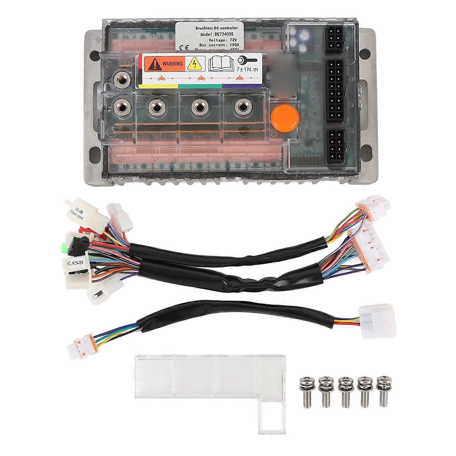 72V Brushless DC Motor Controller Sine Wave Type 4000W for QS Motor Electric Motorcycle Mobility Scooter MK81311