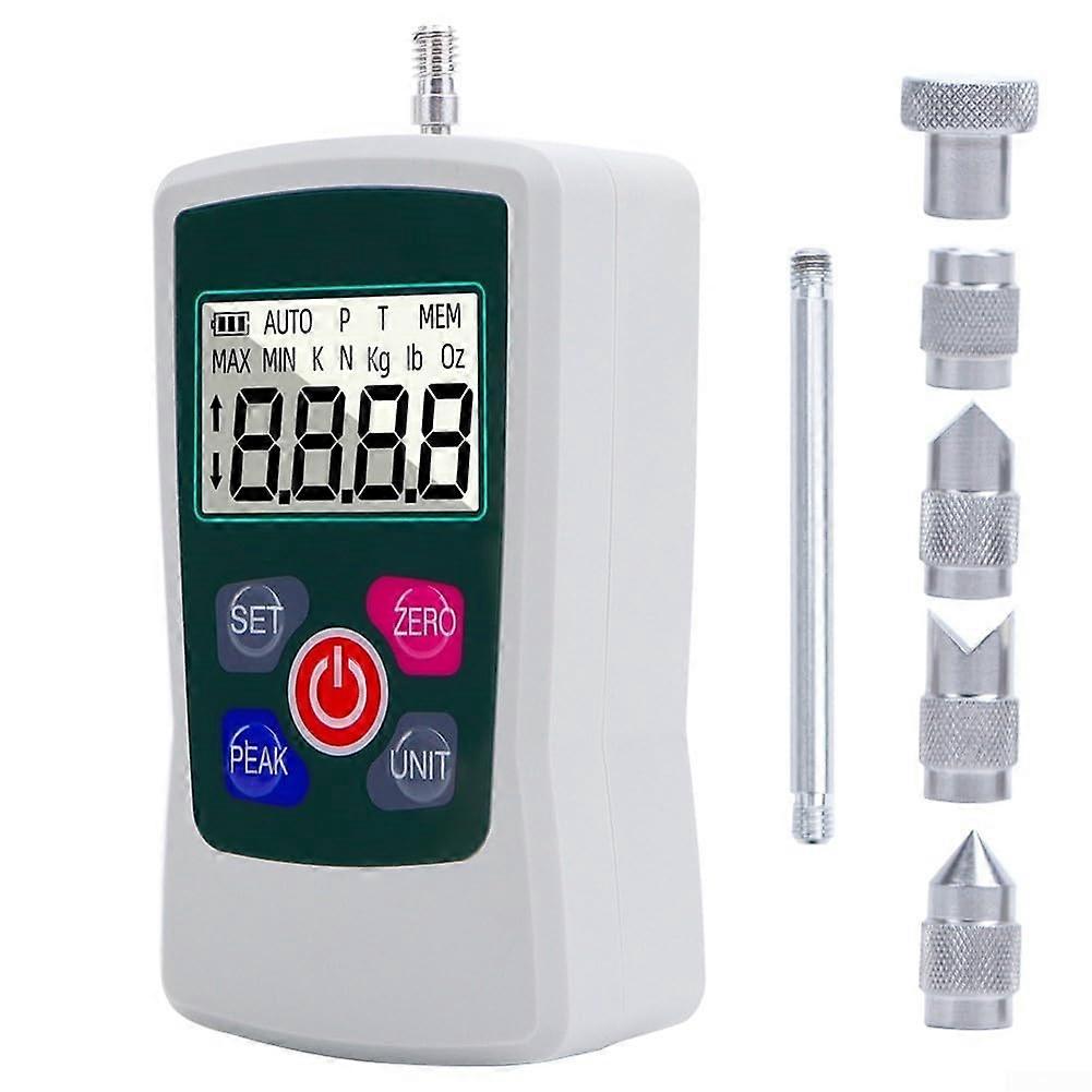 Adjustable digital force gauge with statistical analysis functions for professionals