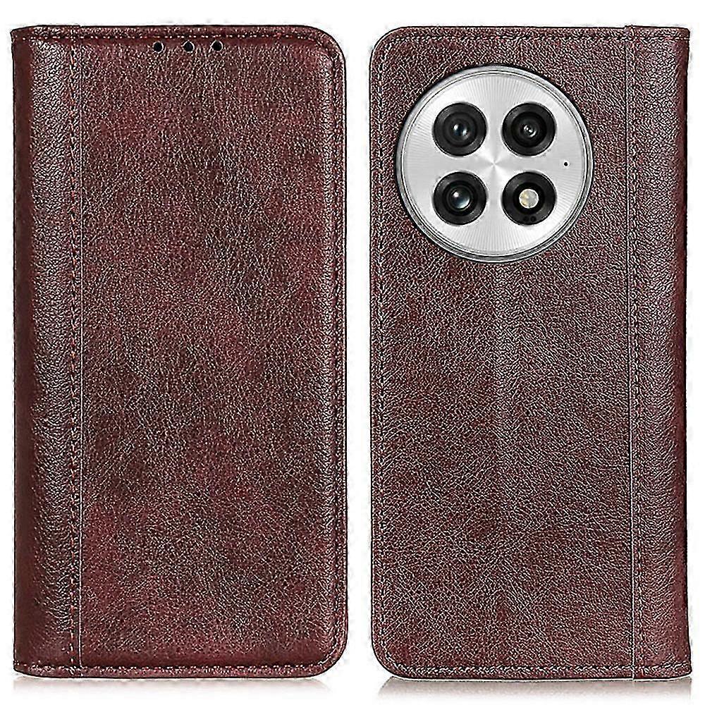 For Wallet Phone Cover with Split Leather Litchi Texture Suitable for OnePlus 13