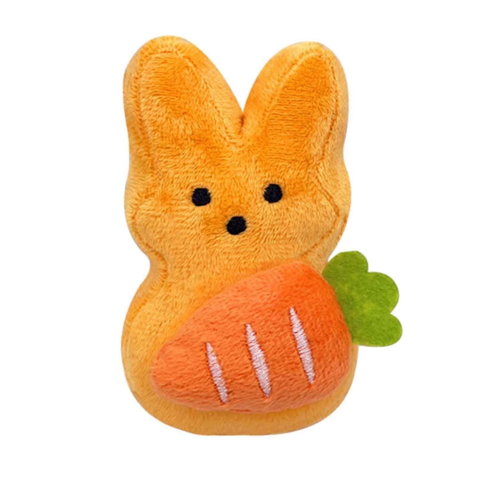 Easter Rabbit Plush Toy with Carrot - Perfect for Office, Home Parties, or Gift Stuffers