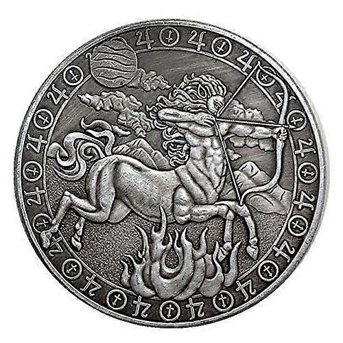 Constellation Commemorative Coins Zodiac Astrological Coin Collection Sagittarius Shooter For Souvenirs