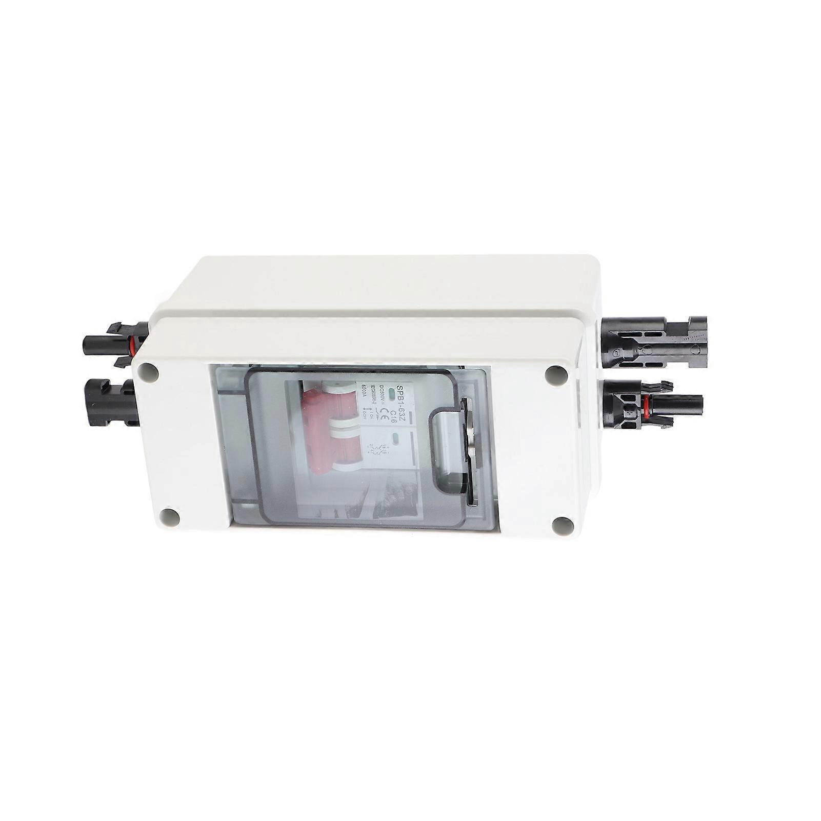 Solar Disconnect Switch Mini Circuit Breaker with IP65 Waterproof Distribution Box PV Disconnector DC500V 16A 