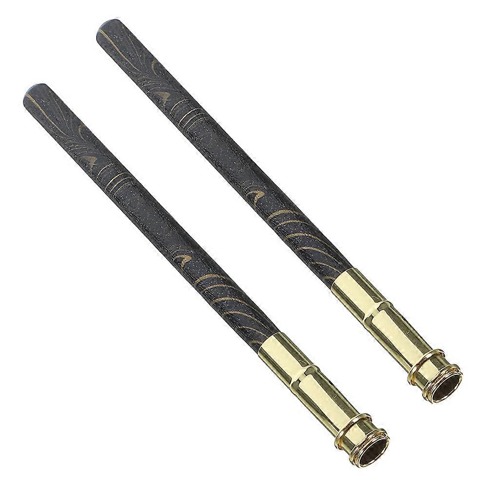 Metal Pencil Extender Holders (2pcs) for Precise Drawing – Universal Fit for Various Pencils, Ideal for Art, School, and Office Use