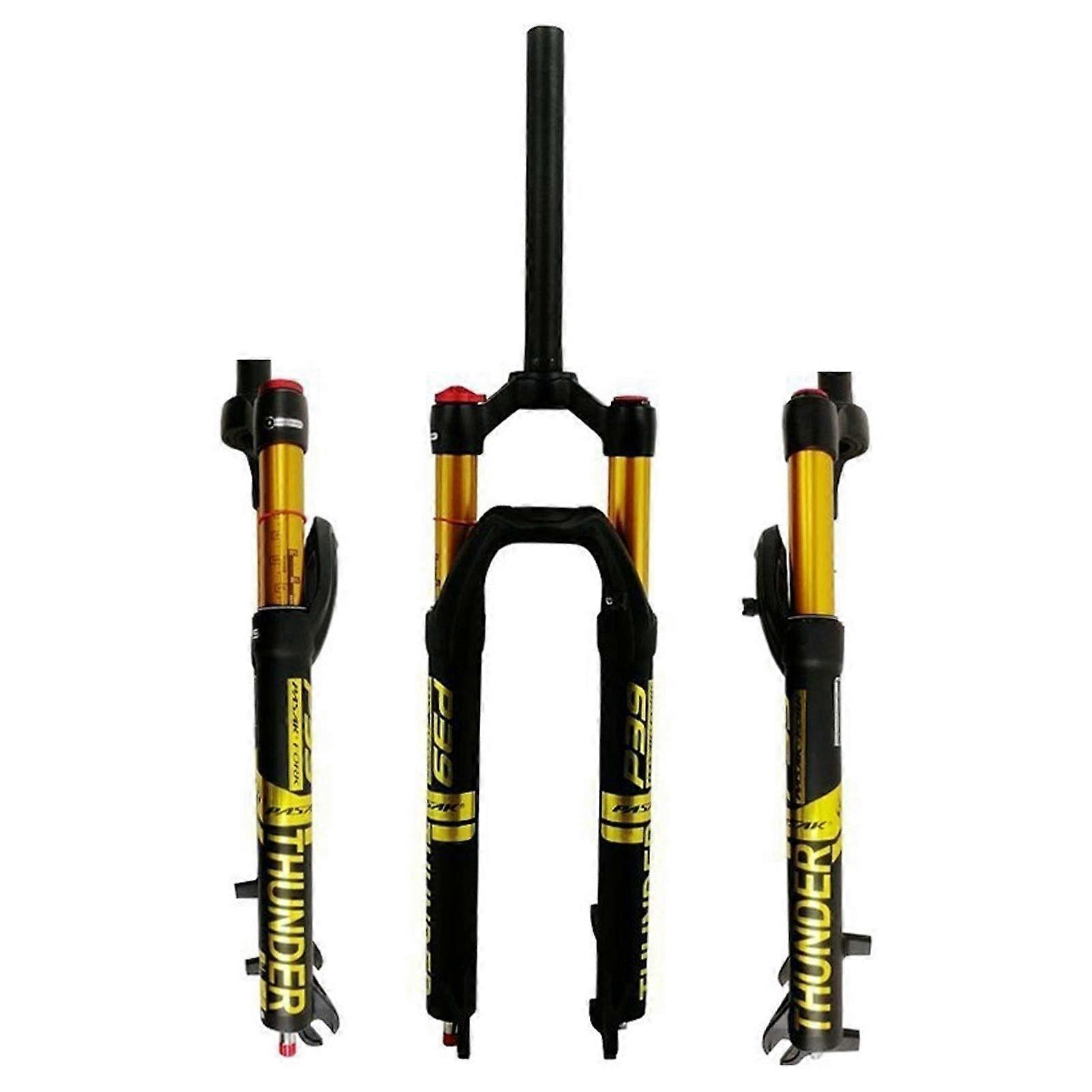 شوكة تعليق مقاس 29 بوصة ، شوكة امتصاص الصدمات الهيدروليكية للدراجات على المنحدرات للسفر 120 مم لركوب الدراجات XC / AM / FR