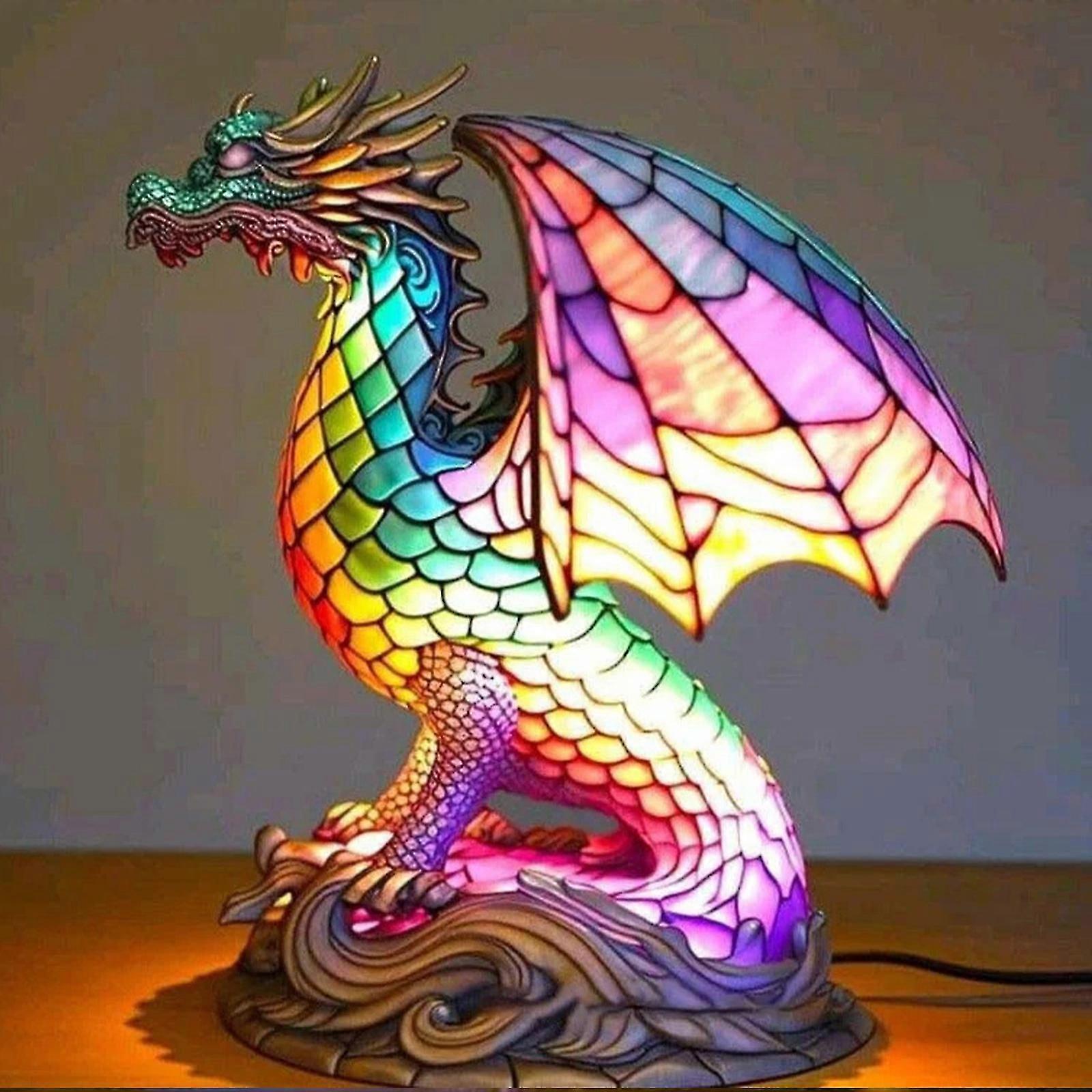 سلسلة مصباح الطاولة الحيوانية ، مصباح 3D ، مصباح طاولة طباعة حيواني زجاجي ملون ، مصباح طاولة للحيوانات خمر ديكورات المنزل ، ديكور غرفة النوم