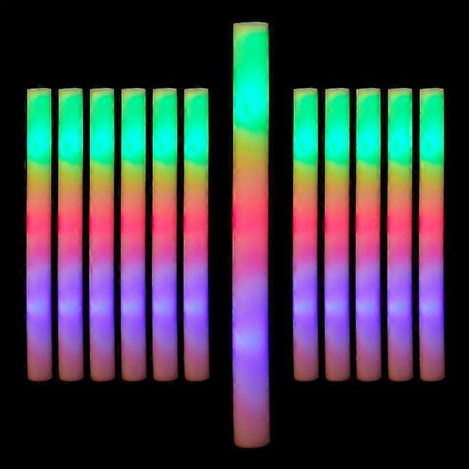 Set mit 12 LED-Leuchtstäben