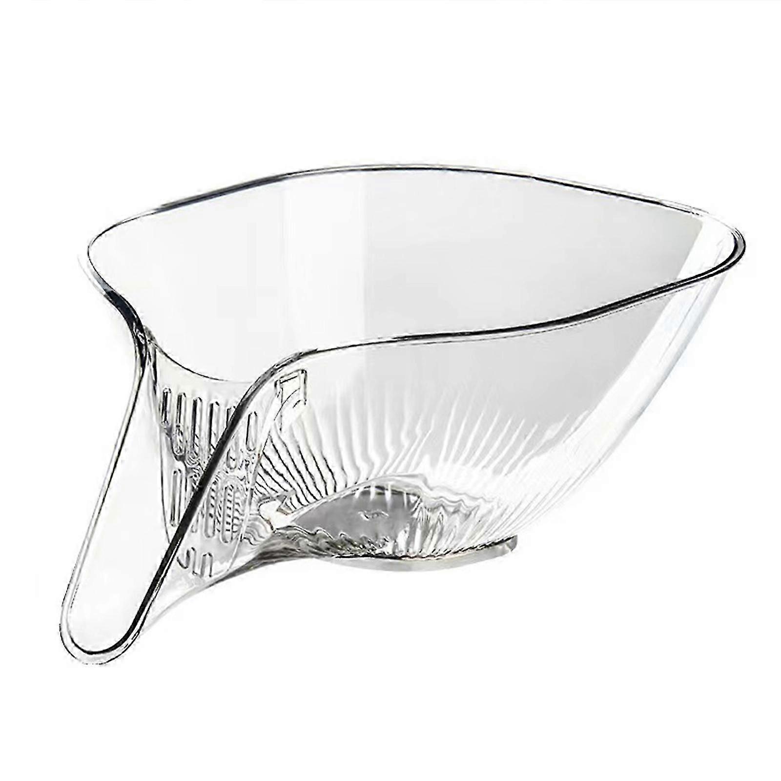 Multi-functional Drain Basket, Fruit Cleaning Bowl with Strainer Container, Kitchen Sink Food Catcher Drainer Fruit Rinser