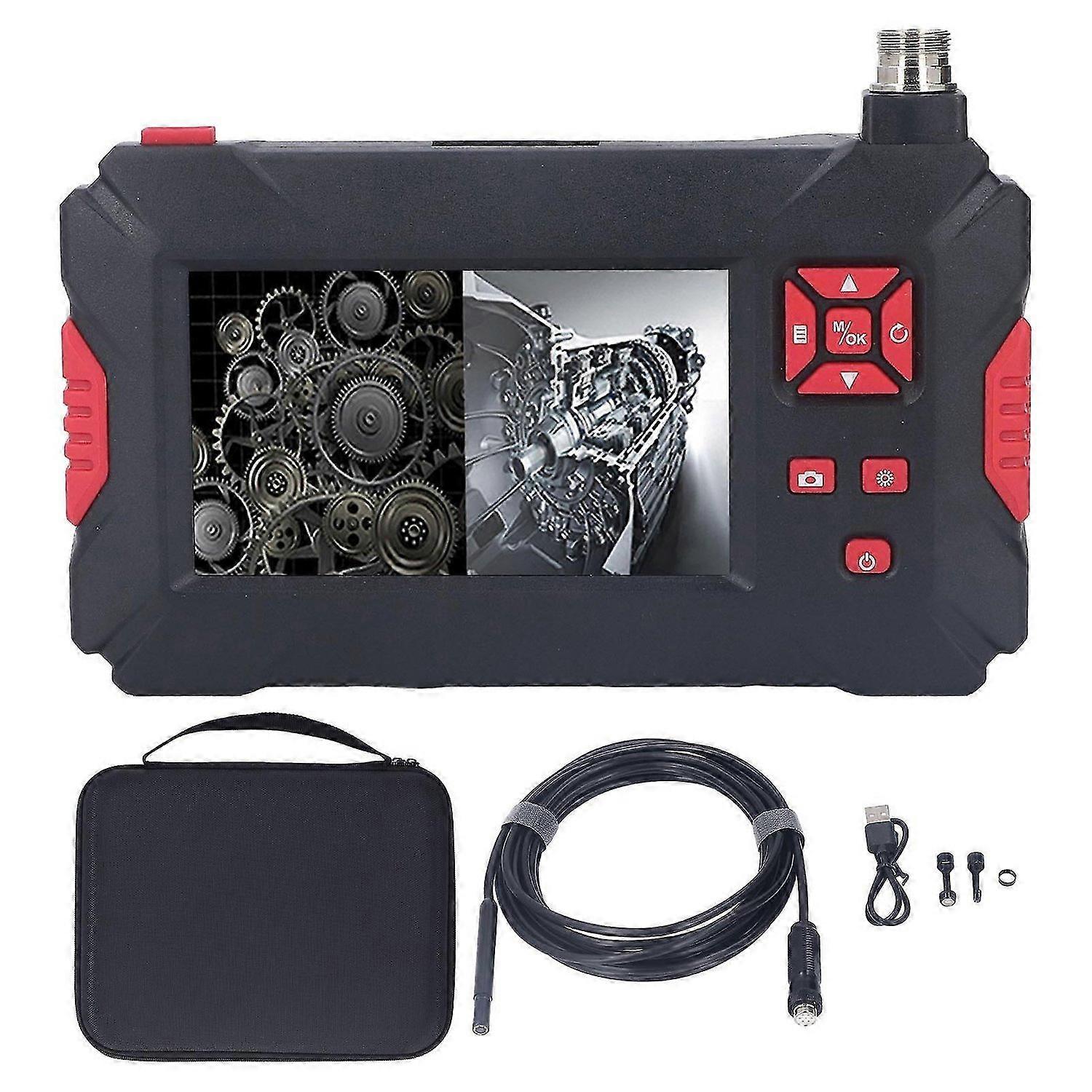 Electric Rotation Endoscope Camera 360 Rotation HD Dual Lens Pipeline Camera for Automobile