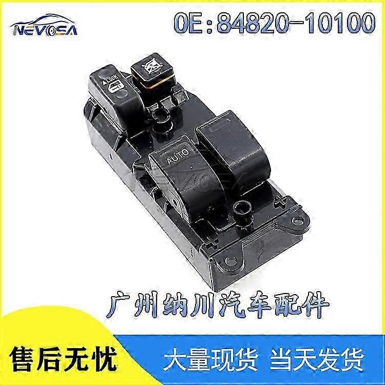 トヨタハイエース2ドアウィンドウリフトスイッチ電動ウィンドウコントロールスイッチ84820-10100に適しています