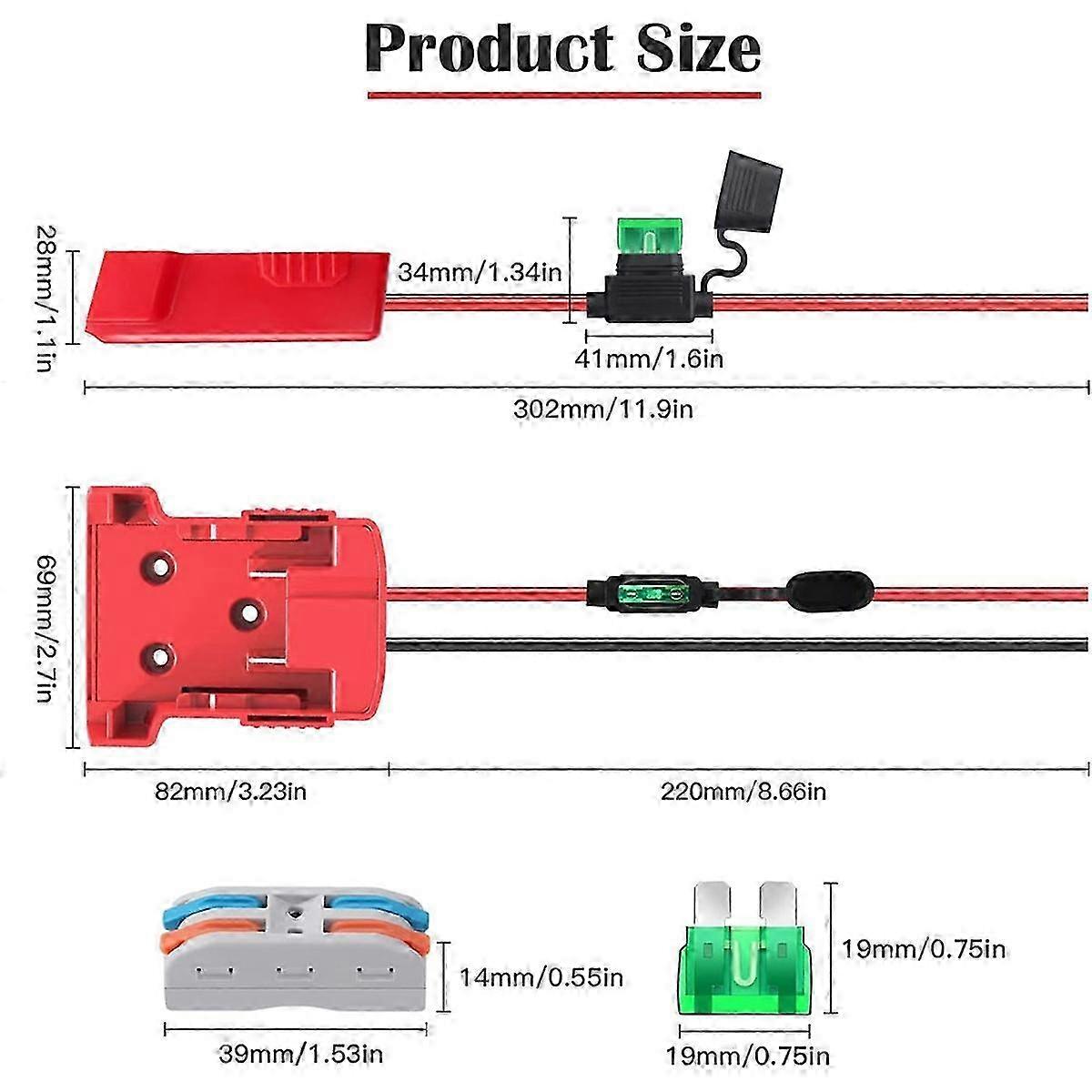 2 عبوة محول عجلة الطاقة لمحول بطارية ميلووكي M18 على الطريق السريع