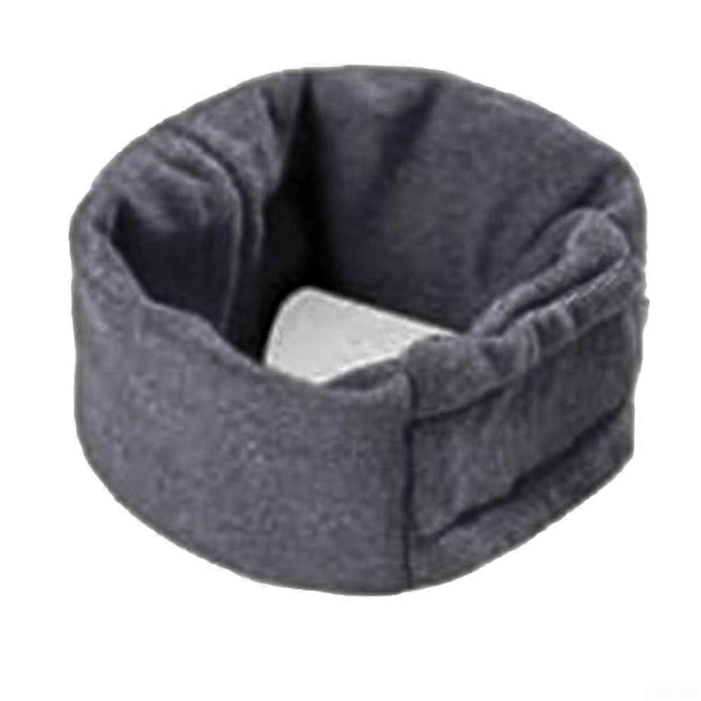 Adjustable Dog Ear Bandages For Noise And Water Protection, Dark Gray, Size M