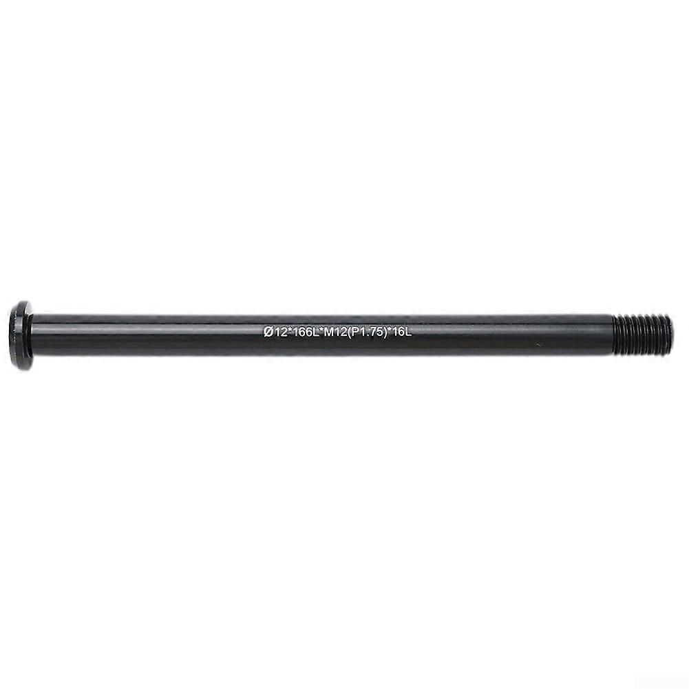 Bicycle Thru Axle Aluminum Alloy 12/15mm Φ12x166LxM12 (P1.75)x16L