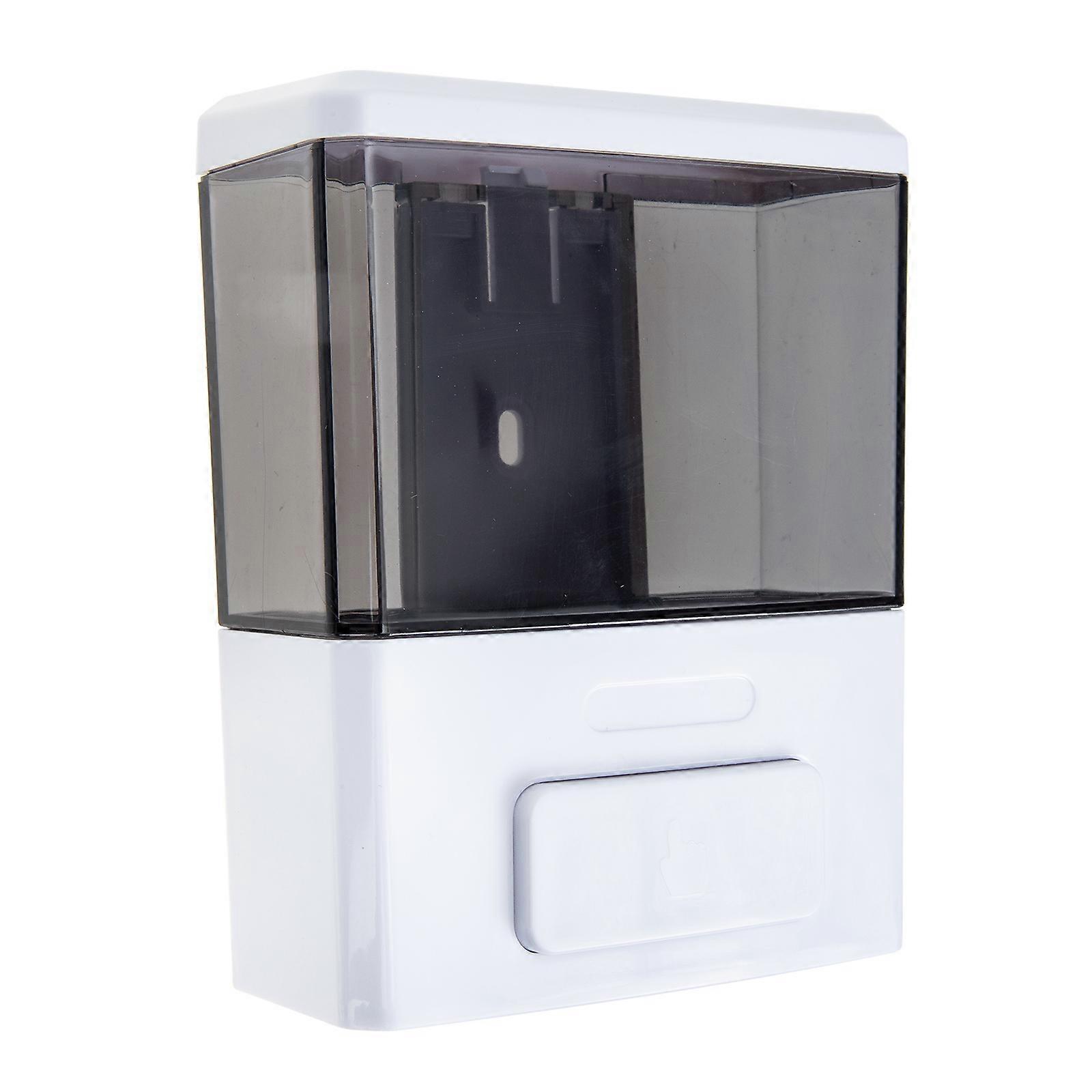 Manual Soap Dispenser For Bathroom Wall Mounted Clear Window PP Material 1Set