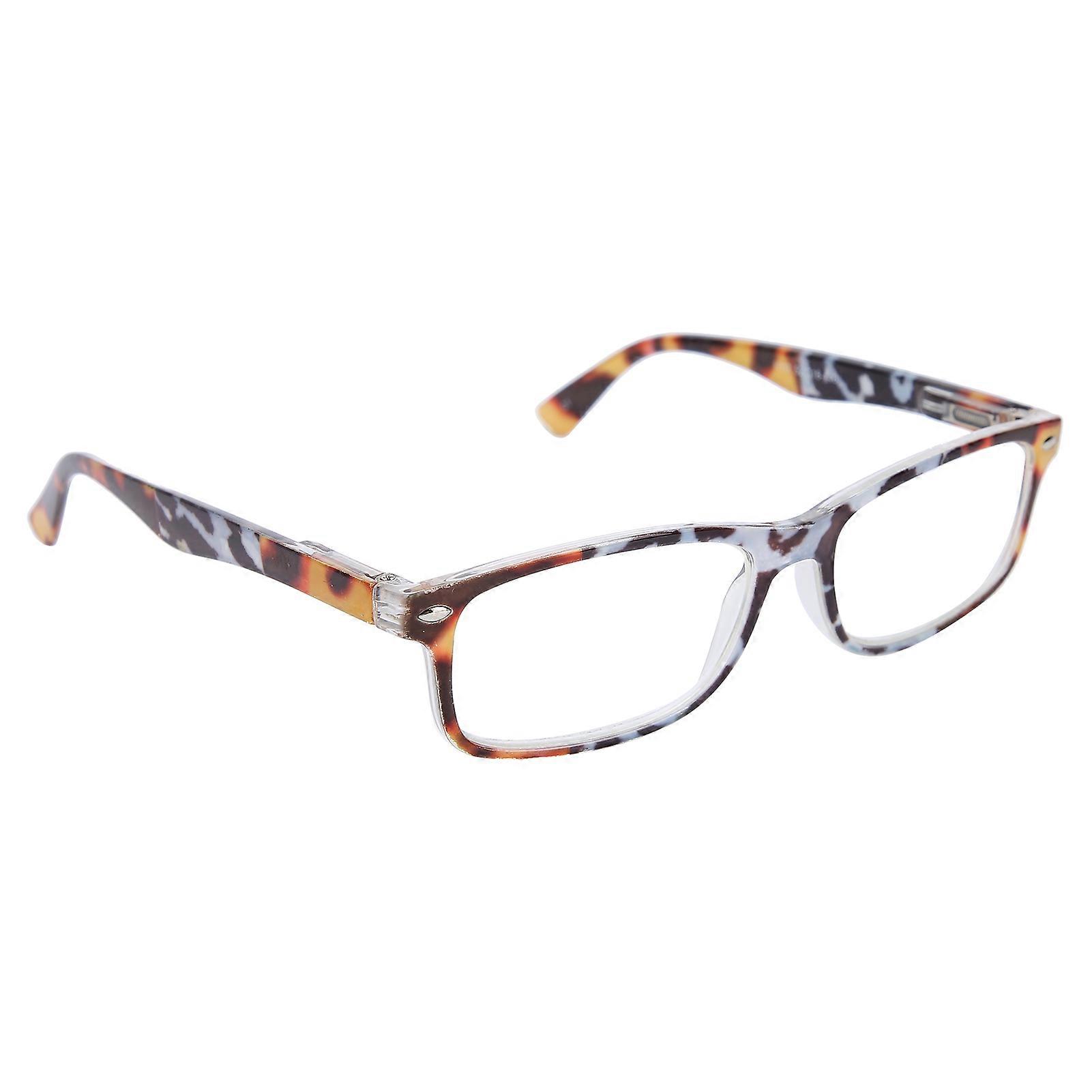 Blue Light Blocking Reading Glasses Exquisite Retro Elderly Presbyopic Glasses with Box(+200 )