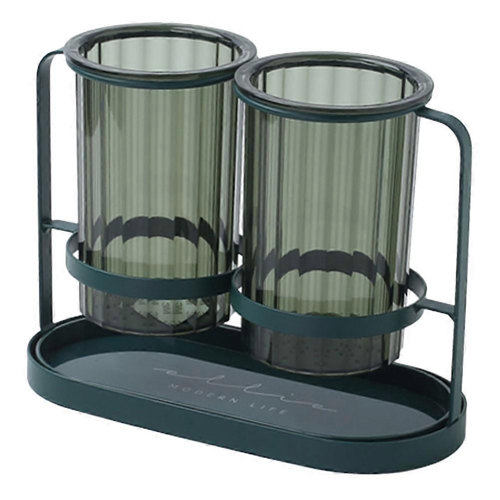 Green Chopsticks Storage Holder for Kitchen Use 1Pcs Drain Rack