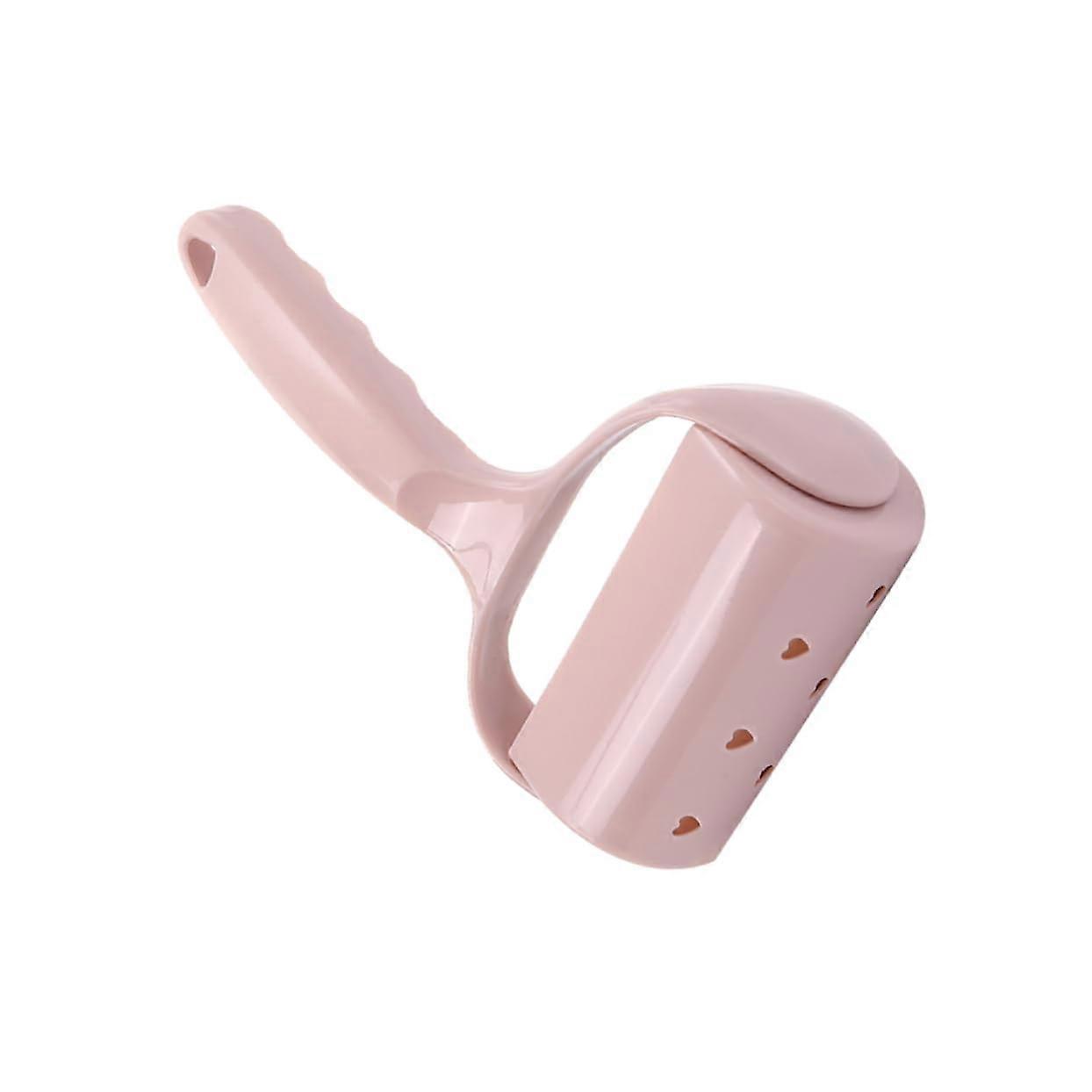 Portable Lint Roller Set of 3 with Cover, Pink Fabric Remover for Clothes, Blankets, and Travel, No Cleaning Required