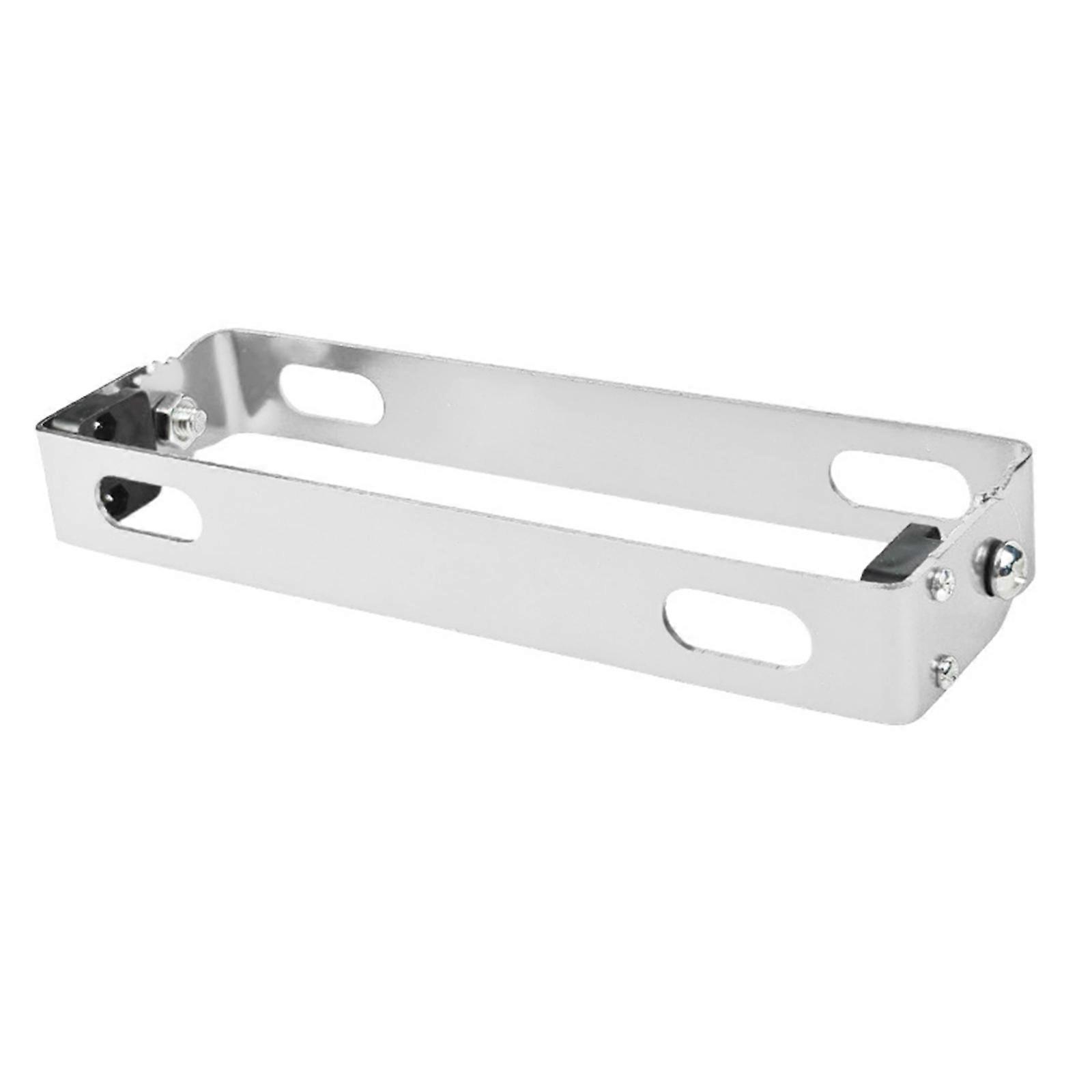 Versatile License Plate Stand Multiple Angles License Plate Brackets for Enhances Aesthetics on Motorcycles & Scooters Silver