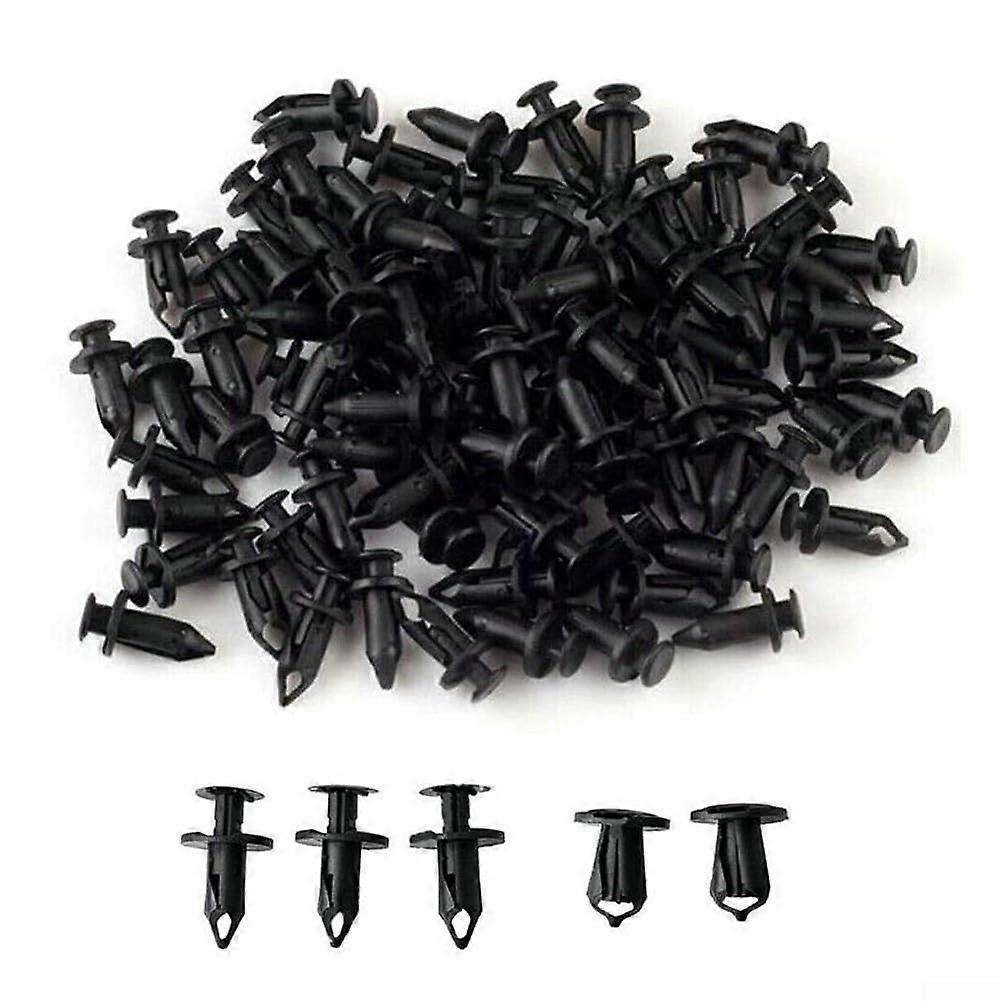 Automobile Plastic Rivet Set, 100 Mixed Fasteners, Designed for Body Panels