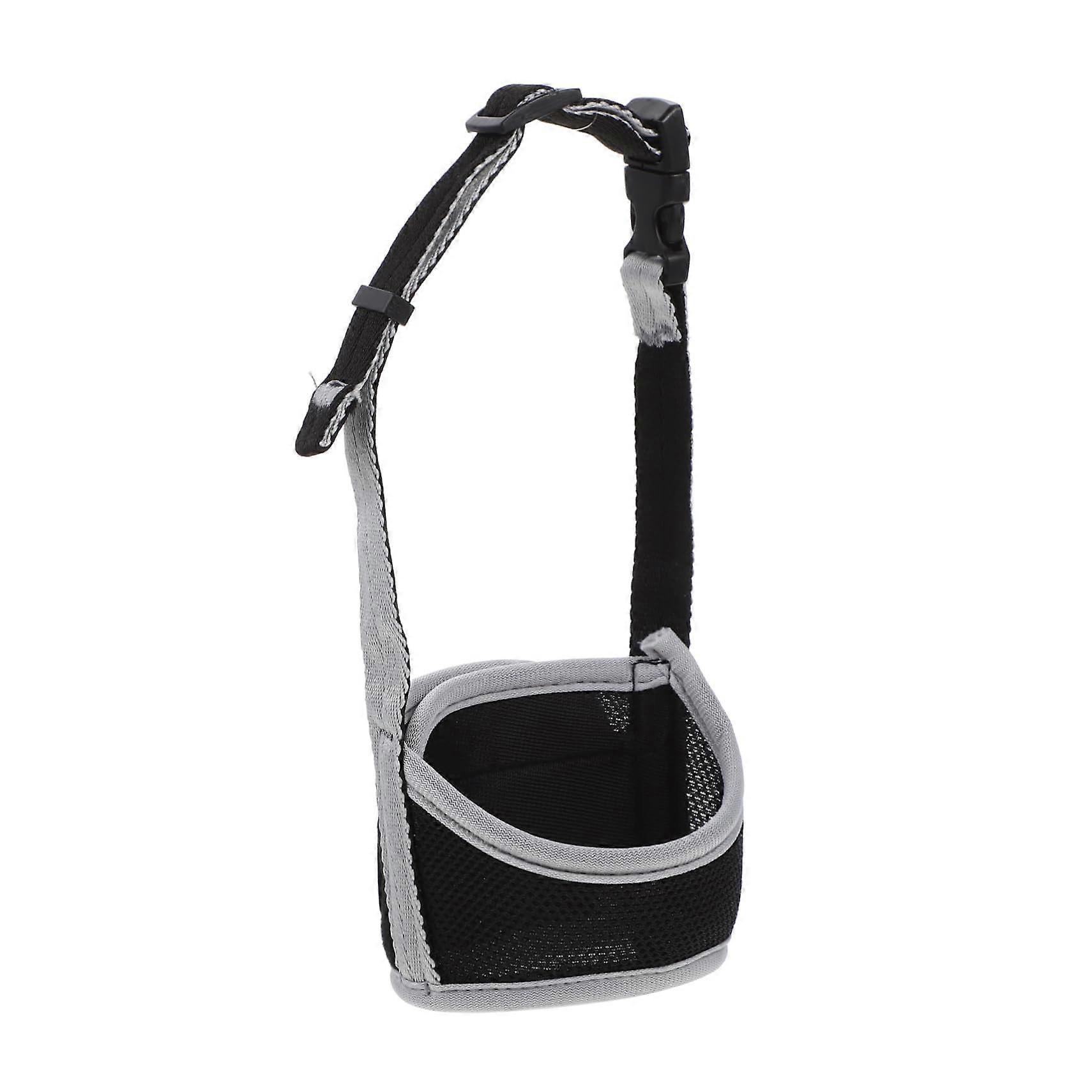 Dog Muzzle Adjustable Breathable Mesh For Small To Large Dogs Chewing Prevention Easy To Clean Safe Feeding And Outings