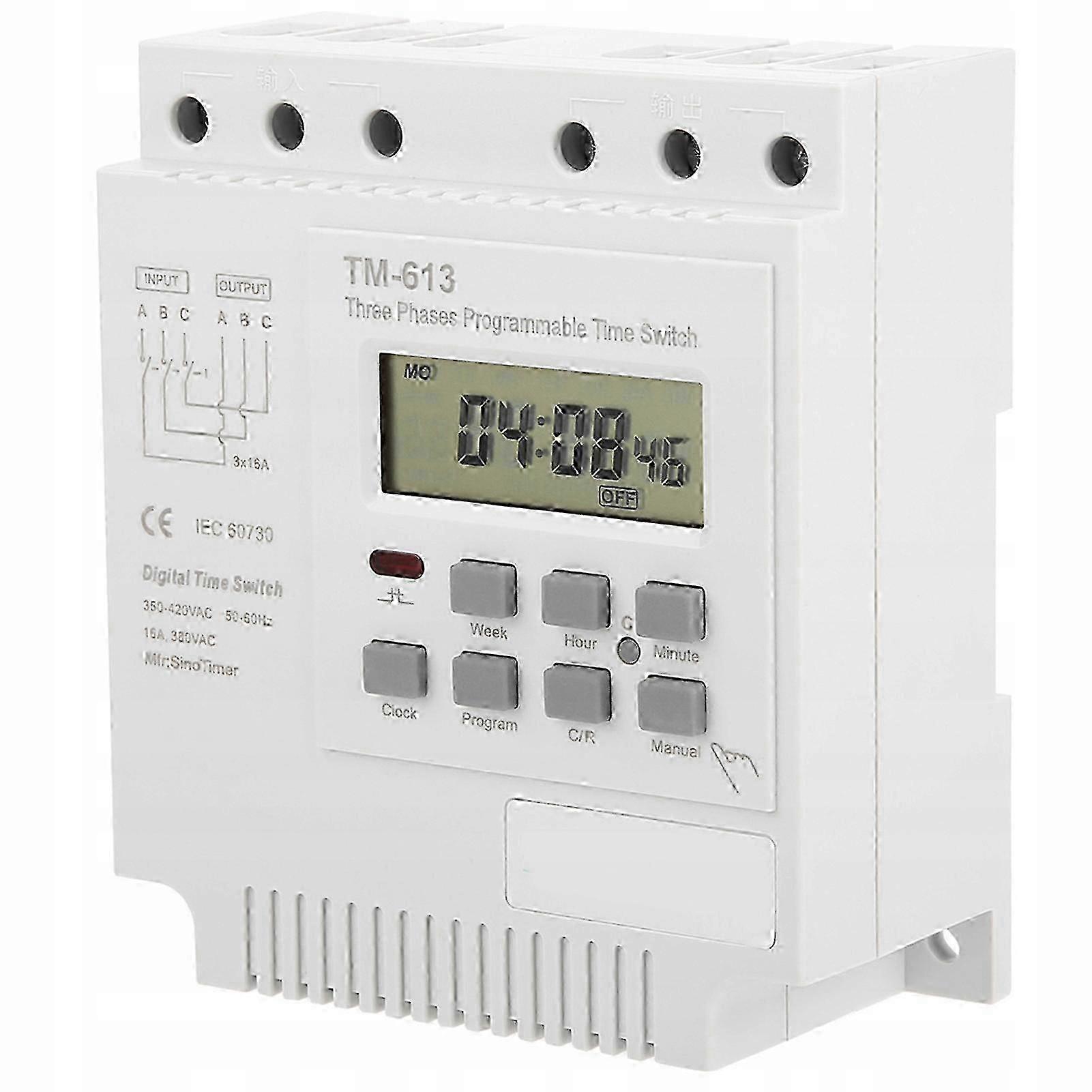 Three-phase Timer Switch Tm-613 16a hwy