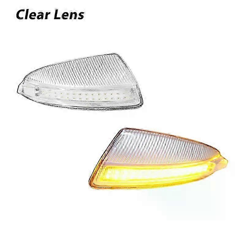 Dynamic Sequential Blink/Flow LED Side Mirror Turn Signal Light Assembly for Mercedes Benz W164 ML350 ML450 ML500 & Vito W639 - 2-Piece Set