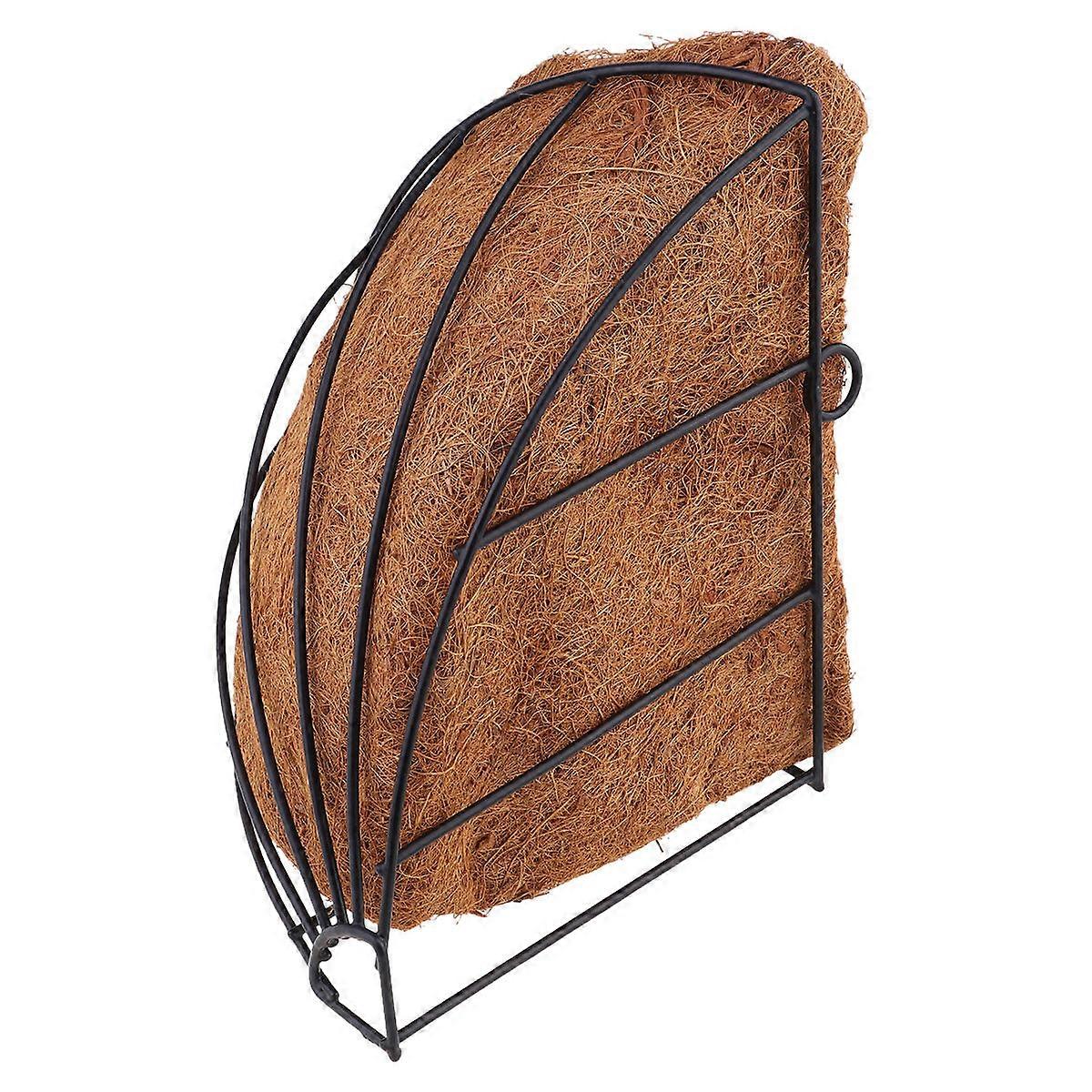 Iron Art Coconut Palm Corner Hanging Basket Planters for Balcony Flower Display