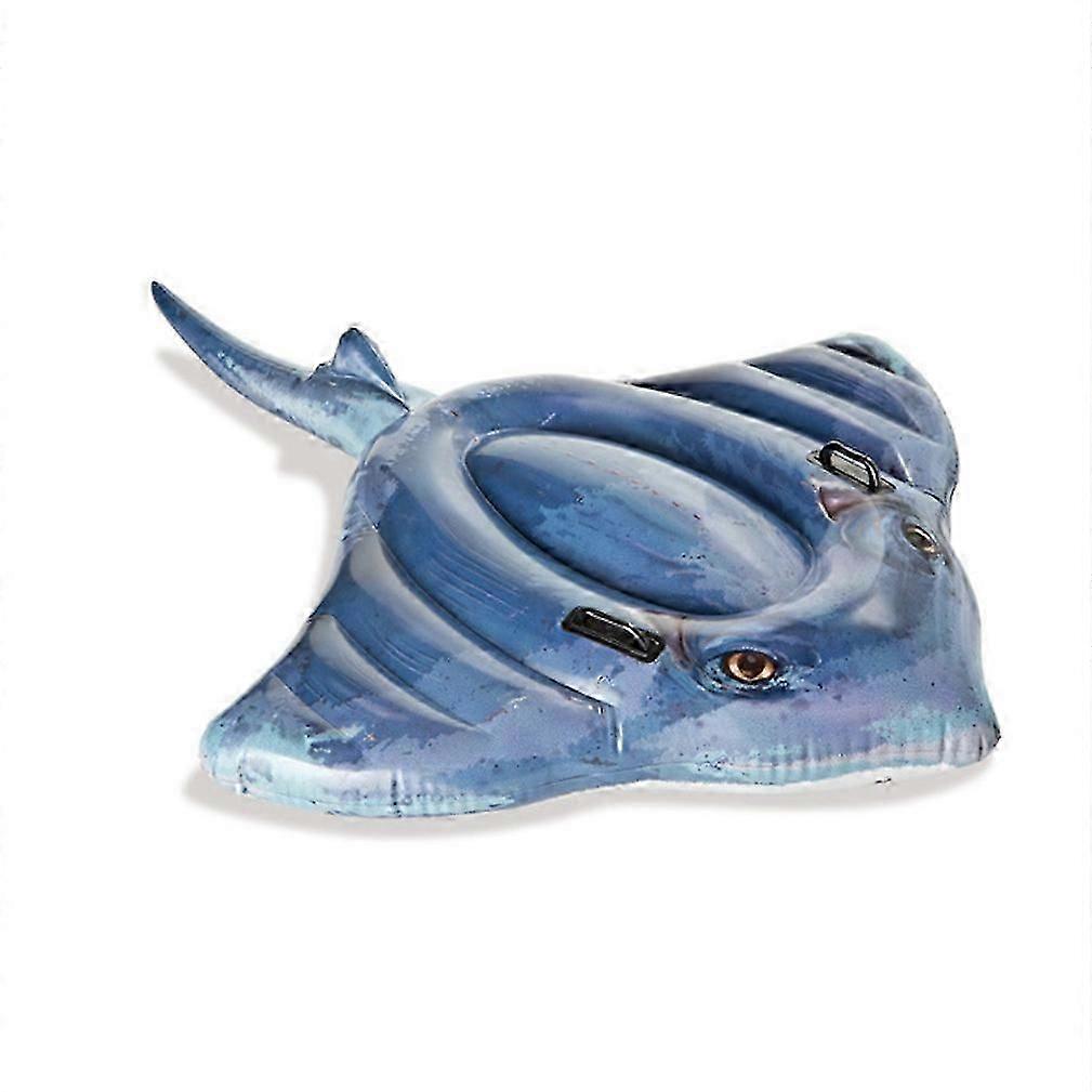 Stylish Ray-Shaped Inflatable Pool Lounger for Adults