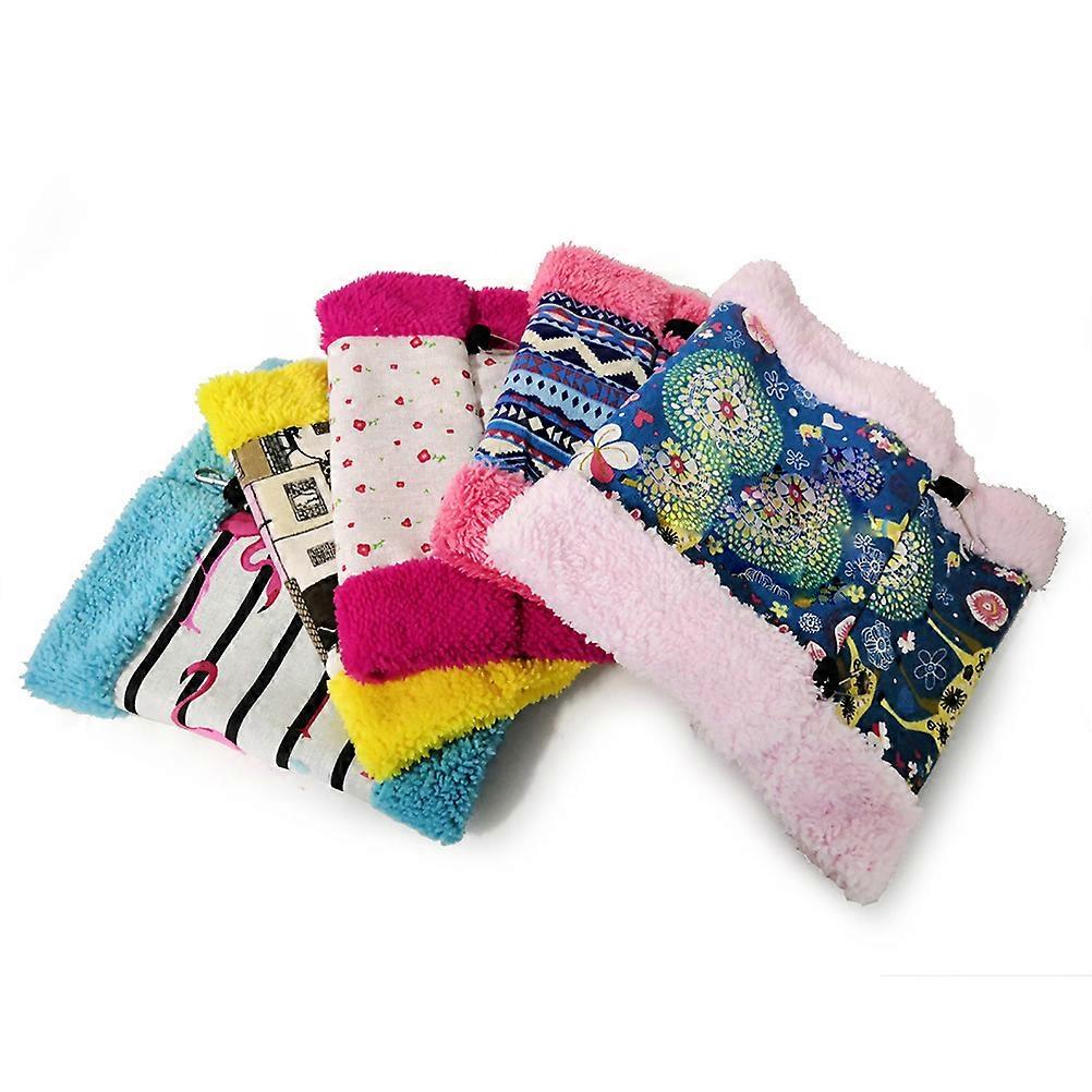 Hanging Bird Nest Warm Snuggle Parrot Small Size Color Triangle Canvas Cozy Bird Bed 1Pack