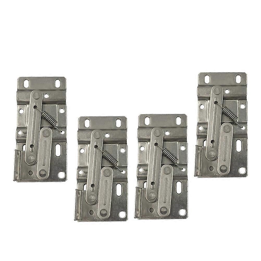 Furniture Assembly Tip Out Tray Hinge 45 Degree Drop Leaf Support Iron 9.80X4.70X2.50CM Smooth Opening and Closing 2 Pairs