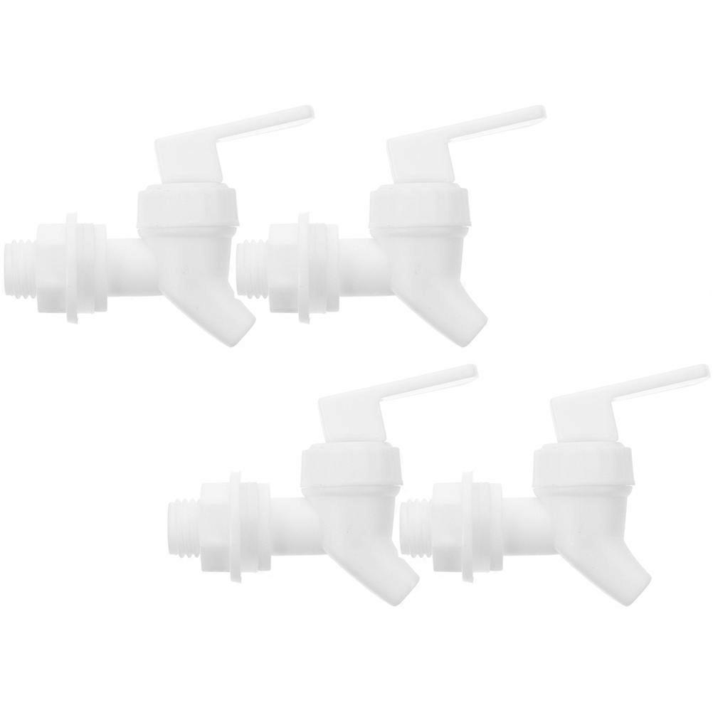 White Bucket Faucet for Home Use Safe and Wear Resistant Polypropylene Material Fits Wine Beverage Water Containers