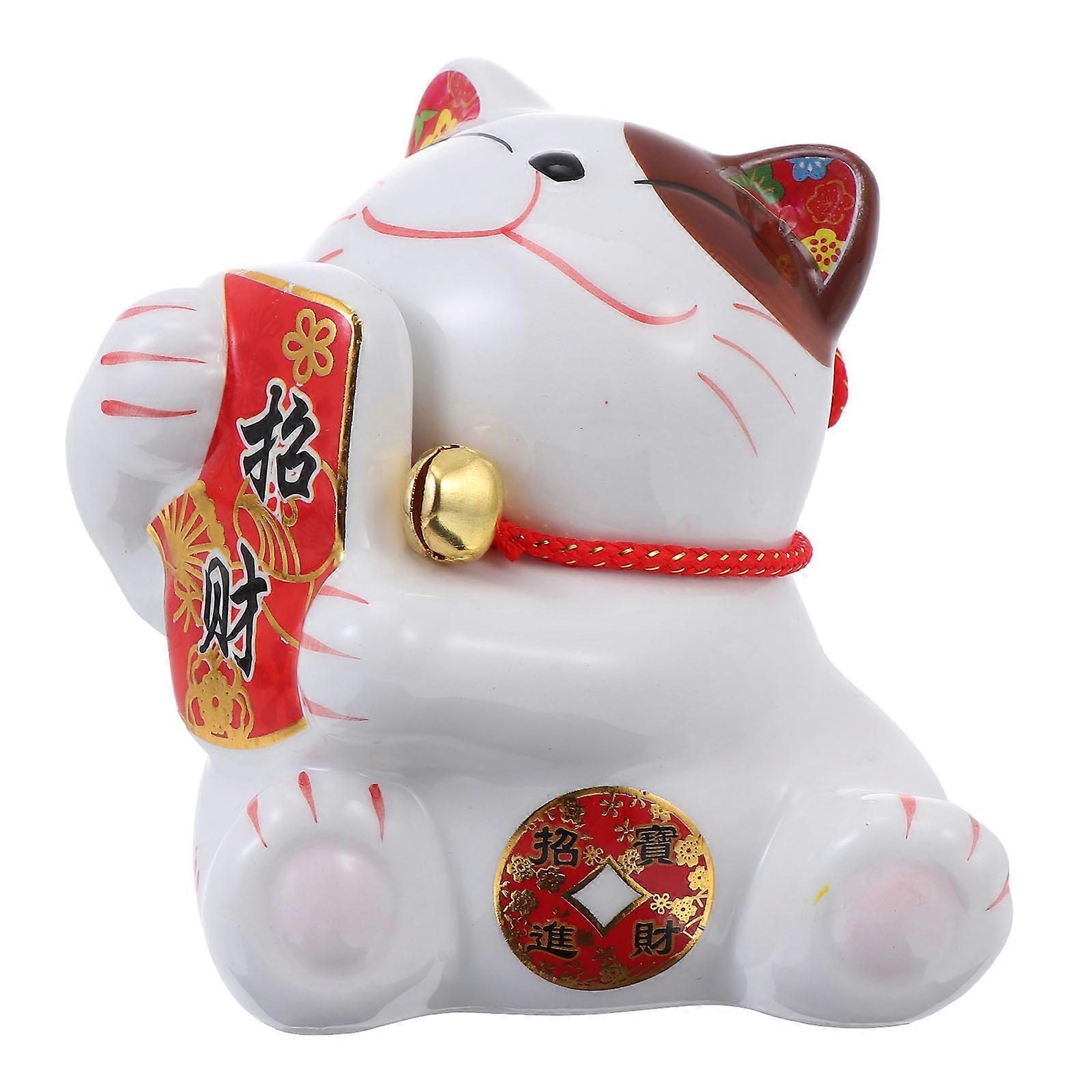 Decorative Coin Jar in Cat Shape for Birthday Gift Home Decoration 1Pcs