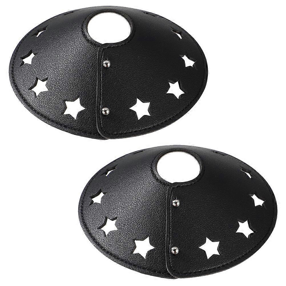 Light Bulb Shade Black Tent Lamp Shade Square Shape 15X15X3CM Portable 2Pcs