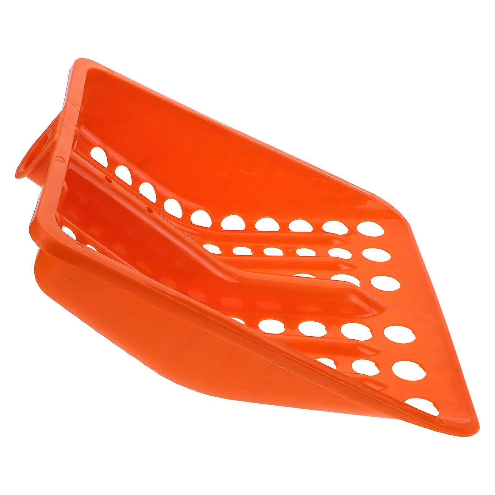 Orange Plastic Sifting Head for Kitchen Use Strong and Durable Multipurpose Tool