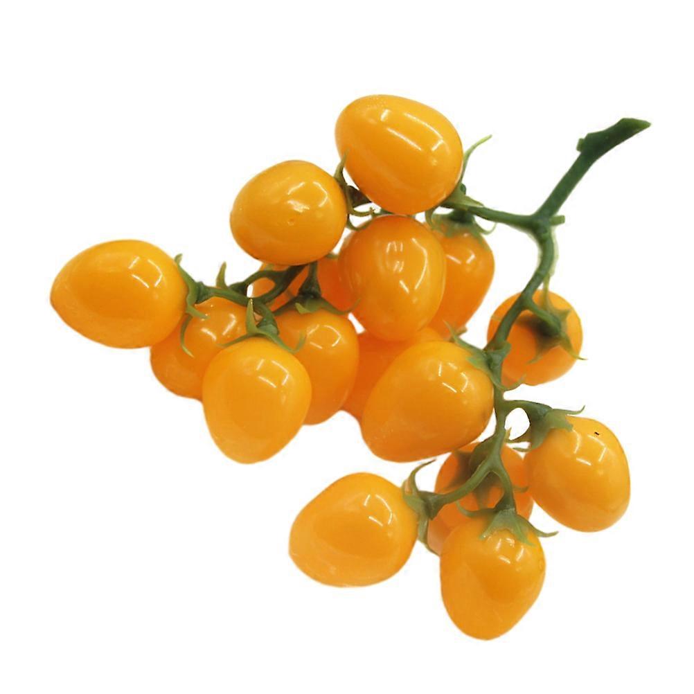 Artificial Cherry Tomato Models 2pcs Decorative Fake Fruits