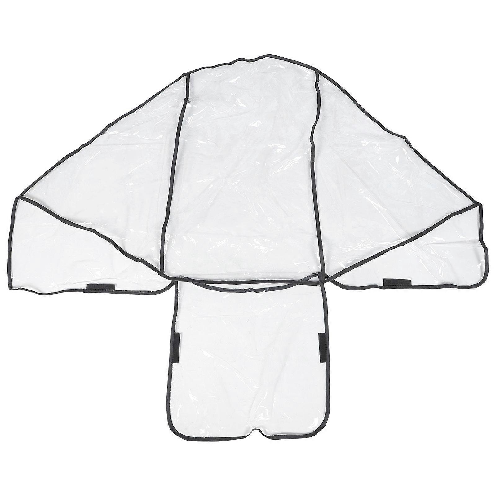 Double Rain Cover Durable Shield For Twins Against Rain Wind Fits Front Rear Seat