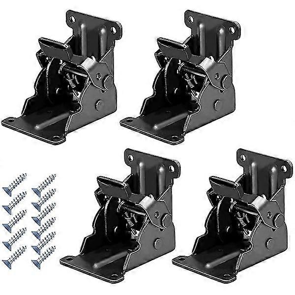 Foldable Brackets 4pcs 0-90 Degree Locking Extension Support for Table Legs