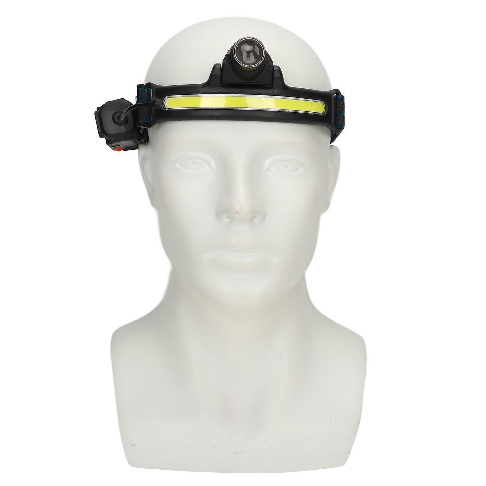 Outdoor COB Floodlight Headlamp Type C Rechargeable LED Headlamp Outdoor Fishing Cycling Running Head Lamp W678 2 Fixed Focus Model 