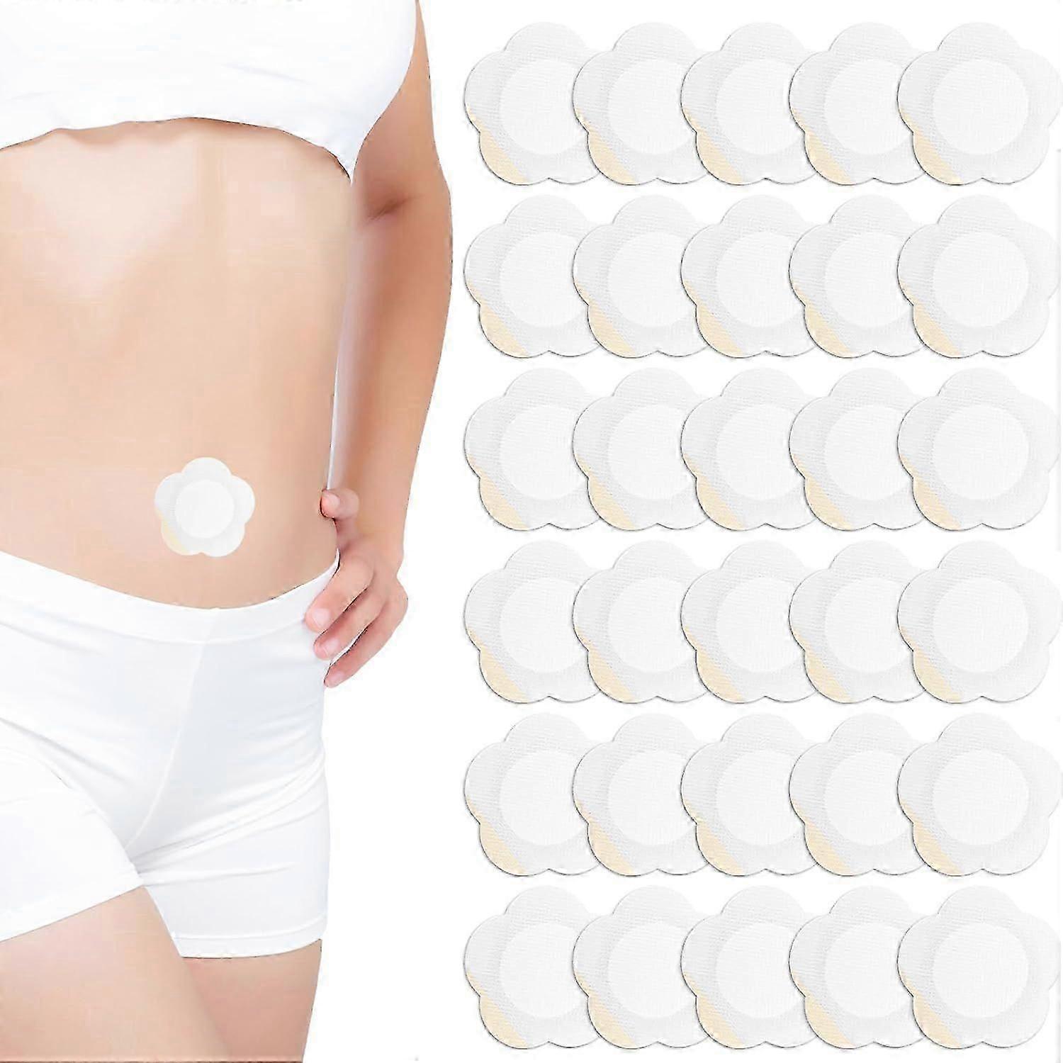 2025 Latest Model  30pcs Castor Oil Pack Wrap for Belly Button, Self-Adhesive