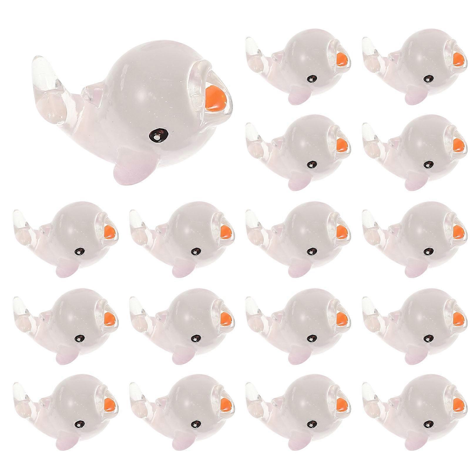 Adorable Mini Figurine 20Pcs Resin Marine Animal Shape Decoration For Use