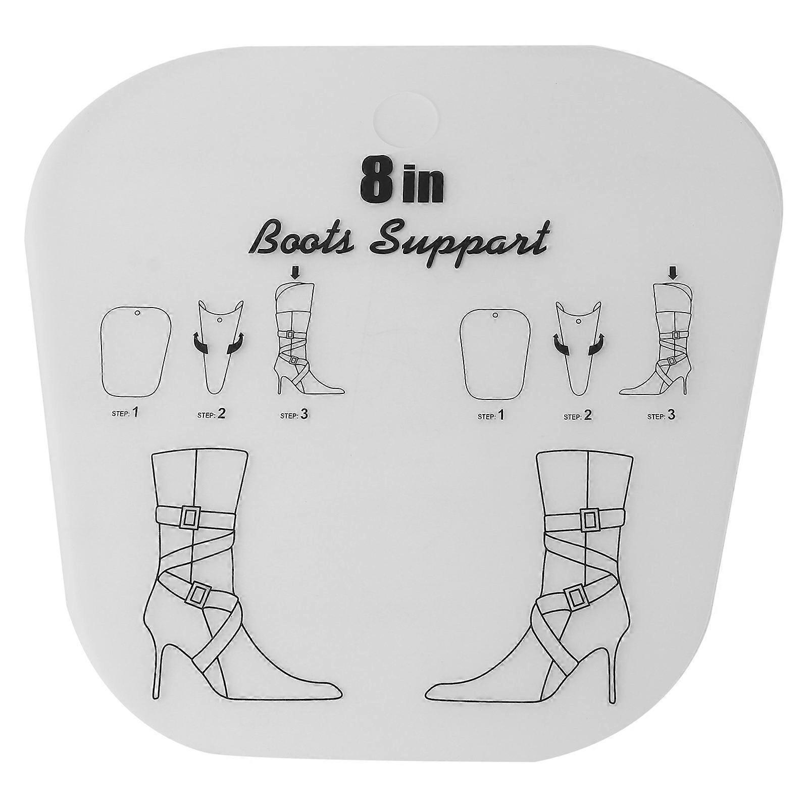 Shoe Bracket Thigh-high Boots Shaper Plastic Supporting Rack White Maintenance 1Pack